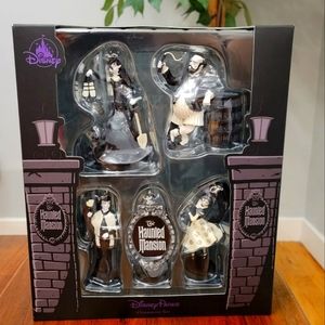 Parks Disney The Haunted Mansion Glow-in-The-Dark Ornament Set